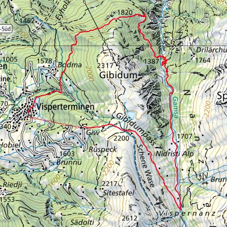 Wanderkarte