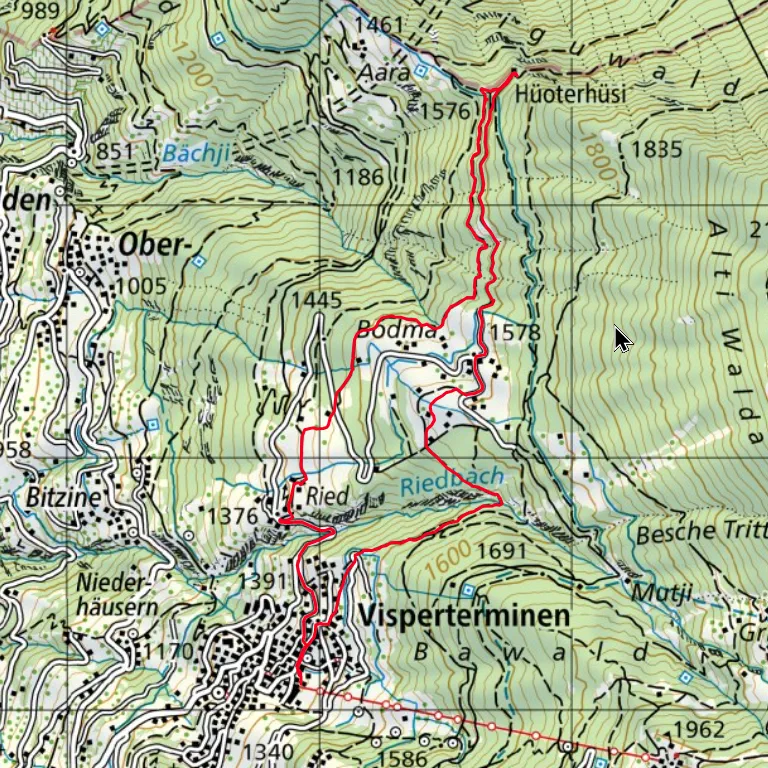 Wanderkarte