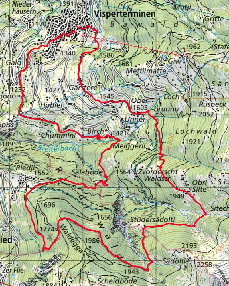 Wanderkarte