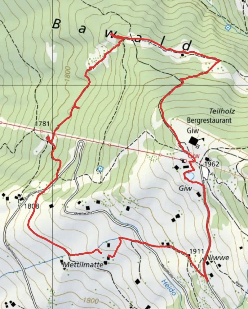Wanderkarte