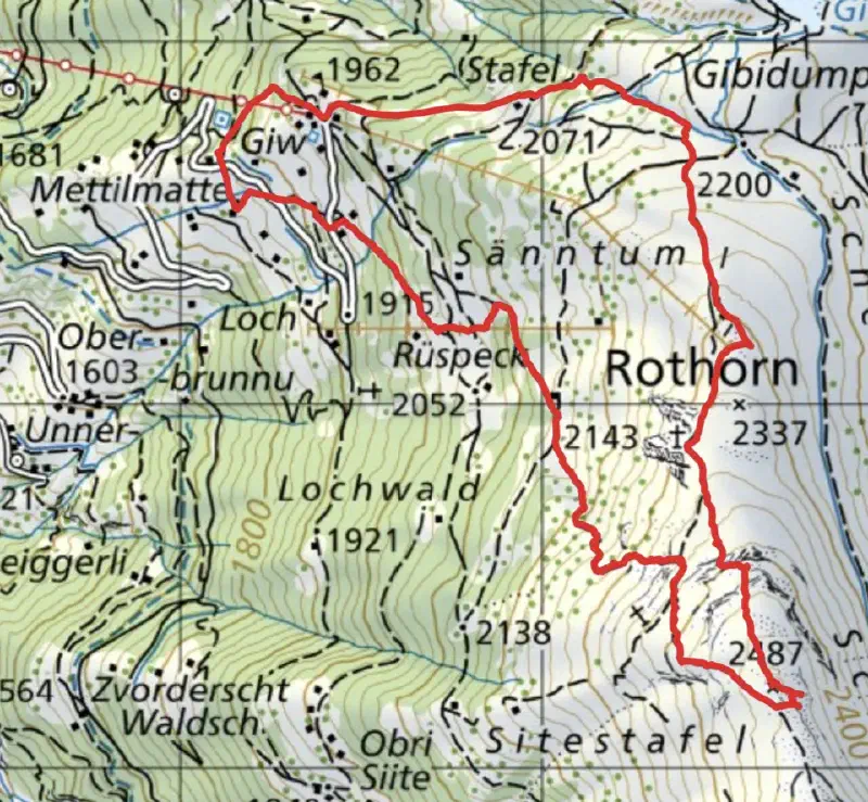 Wanderkarte